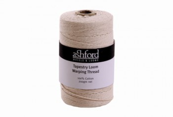 tapestry loom warping thread cones 200gr 100% cotton